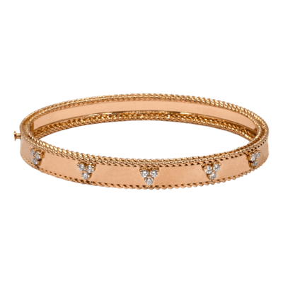 Helena Joy Elyss Bangle Rose Gold Diamond