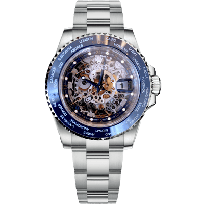 Rolex Oyster Perpetual Date GMT Master II Artisans de Gen&egrave;ve World Traveller Challenge 40mm