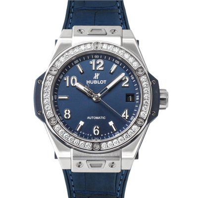 Hublot Big Bang One Click Steel Blue Diamond 39mm