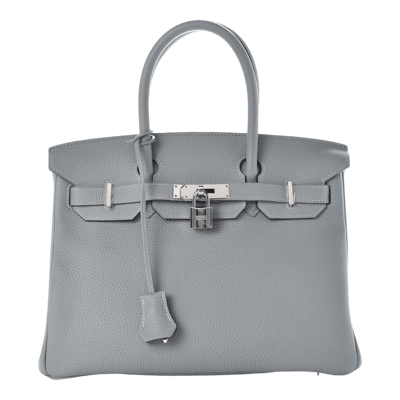 Herm&egrave;s Birkin 30 cm Togo Bleu Galcier Palladium Hardware