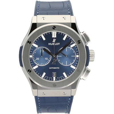 Hublot Classic Fusion Chronograph Titanium Blue 45mm