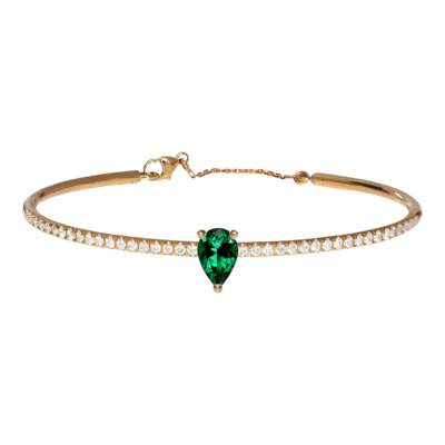 Helena Joy Iris One Joy Colour Bangle Rose Gold Tourmaline Diamond