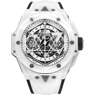 Hublot Big Bang Unico Sang Bleu II White Ceramic 45mm