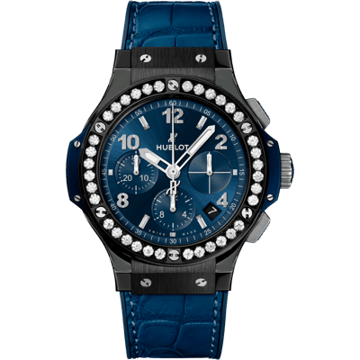 Hublot Big Bang Ceramic Blue Diamonds 41mm