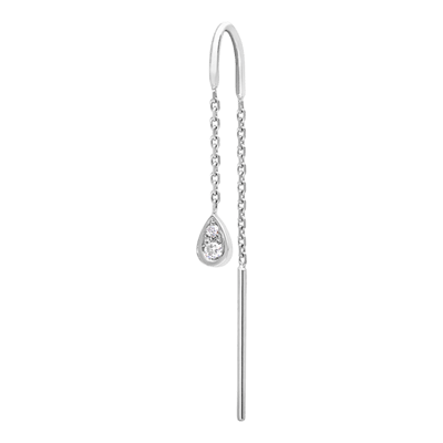 Helena Joy Eclipse One Earring White Gold Diamond