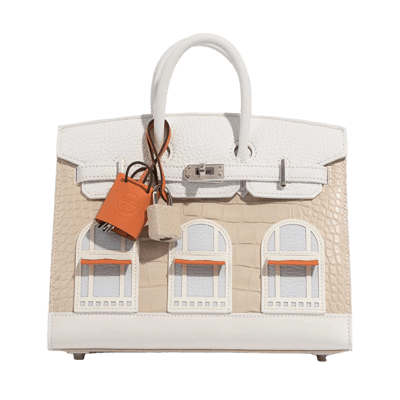 Herm&egrave;s Birkin 20 cm Faubourg Sellier Sous La Neige Limited Edition