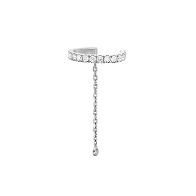 Helena Joy Iris Liberty Ear Cuff White Gold Diamond