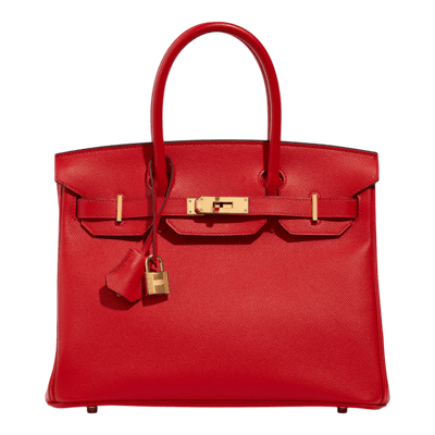 Herm&egrave;s Birkin 30 cm Epsom Rouge de Coeur Gold Hardware