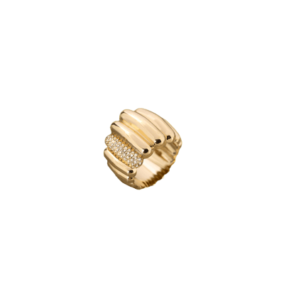 Helena Joy Iris Koko Ring Yellow Gold Diamond