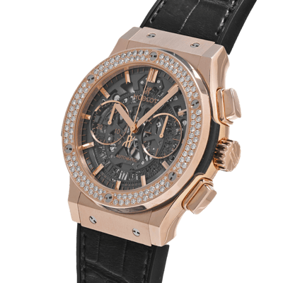 Hublot Classic Fusion Aerofusion King Gold Diamonds 45mm