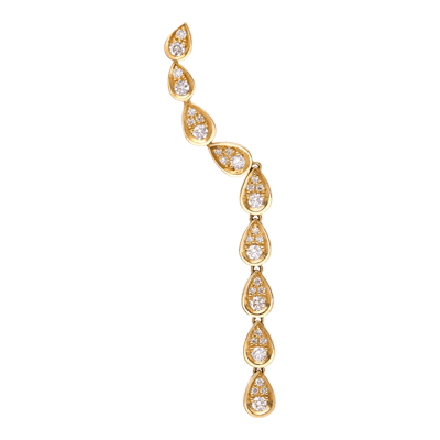 Helena Joy Eclipse Divine Earrings Yellow Gold Diamond