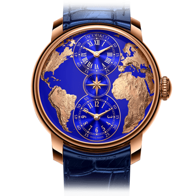 Jacob &amp; Co. High Complication Masterpieces The World is Yours Dual Time Zone Limited Edition 43mm