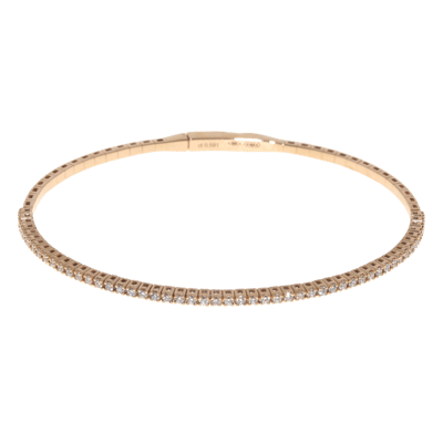 Penelope Ashford Tennis Bracelet 14K Rose Gold 51 Diamonds