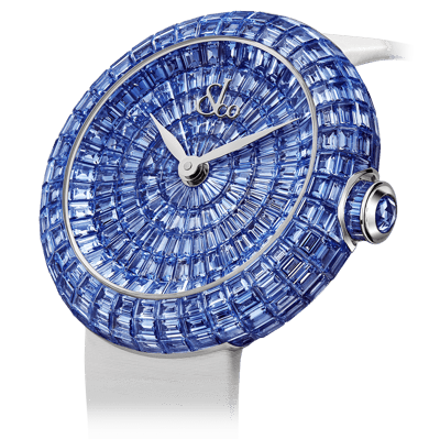 Jacob &amp;amp; Co. Brilliant Full Baguette Icy Blue Sapphires Limited Edition 38mm