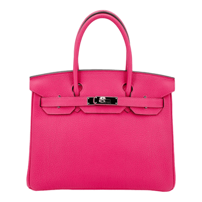 Herm&egrave;s Birkin 30 cm Togo Rose Framboise Gold Hardware