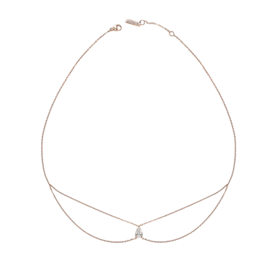 Helena Joy Just Joy Pear Mini Choker Yellow Gold Diamond