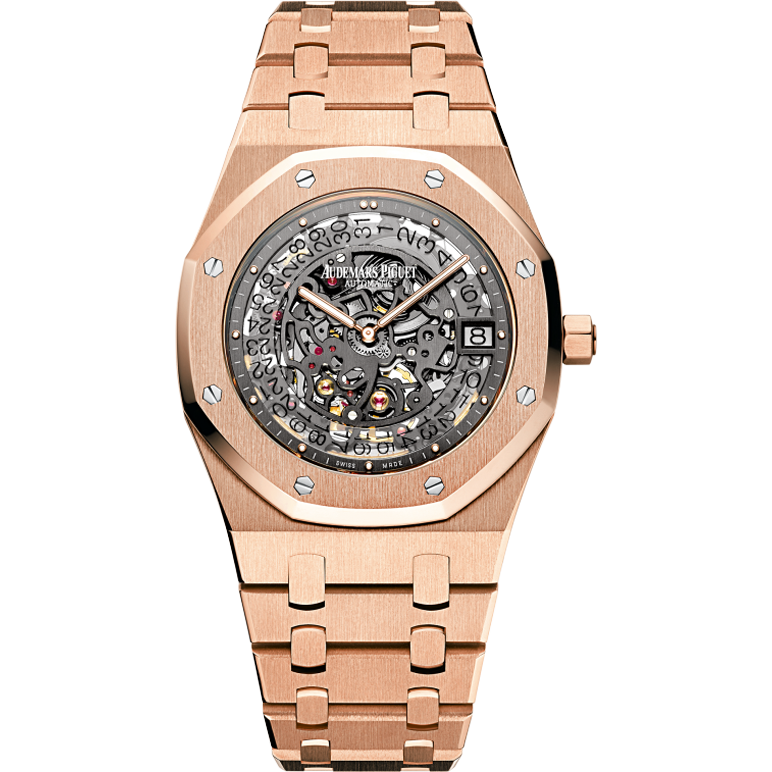 Audemars Piguet Royal Oak Openworked Extra Thin Rose gold 15204OR