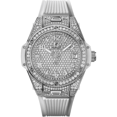 Hublot Big Bang One Click Steel White Full Pav&eacute; 39mm