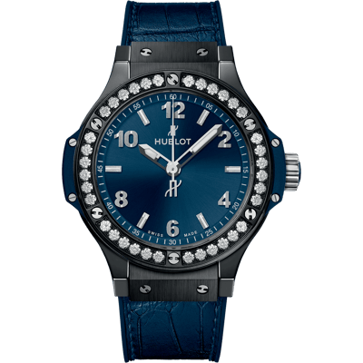 Hublot Big Bang Ceramic Blue Diamonds 38mm