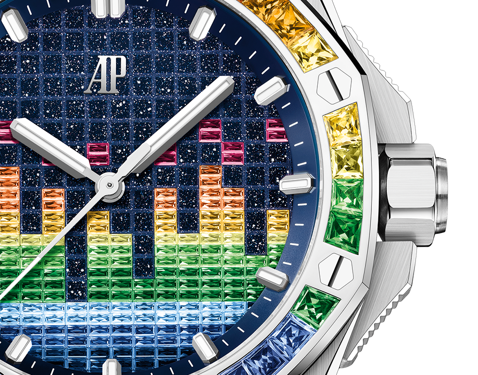 ao　Audemars Piguet ロイヤルオーク ノベルティ Audemars Piguet Blue (15601BC.YY.D343CA.01)