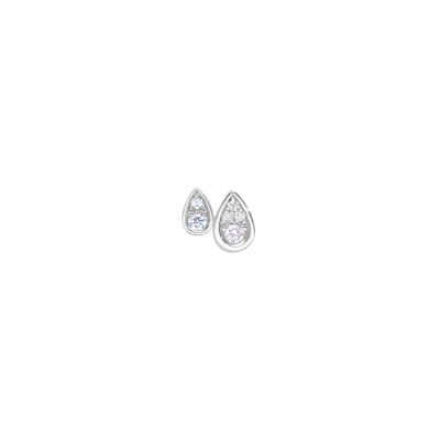 Helena Joy Eclipse Twins Earrings White Gold Diamond