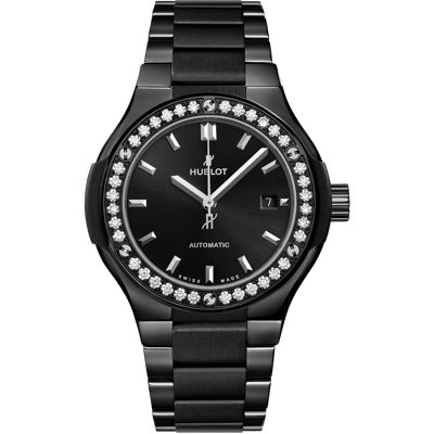 Hublot Classic Fusion Bracelet Black Magic Diamonds 33mm