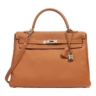 Herm&egrave;s Kelly 35 cm Togo Gold Gold Hardware