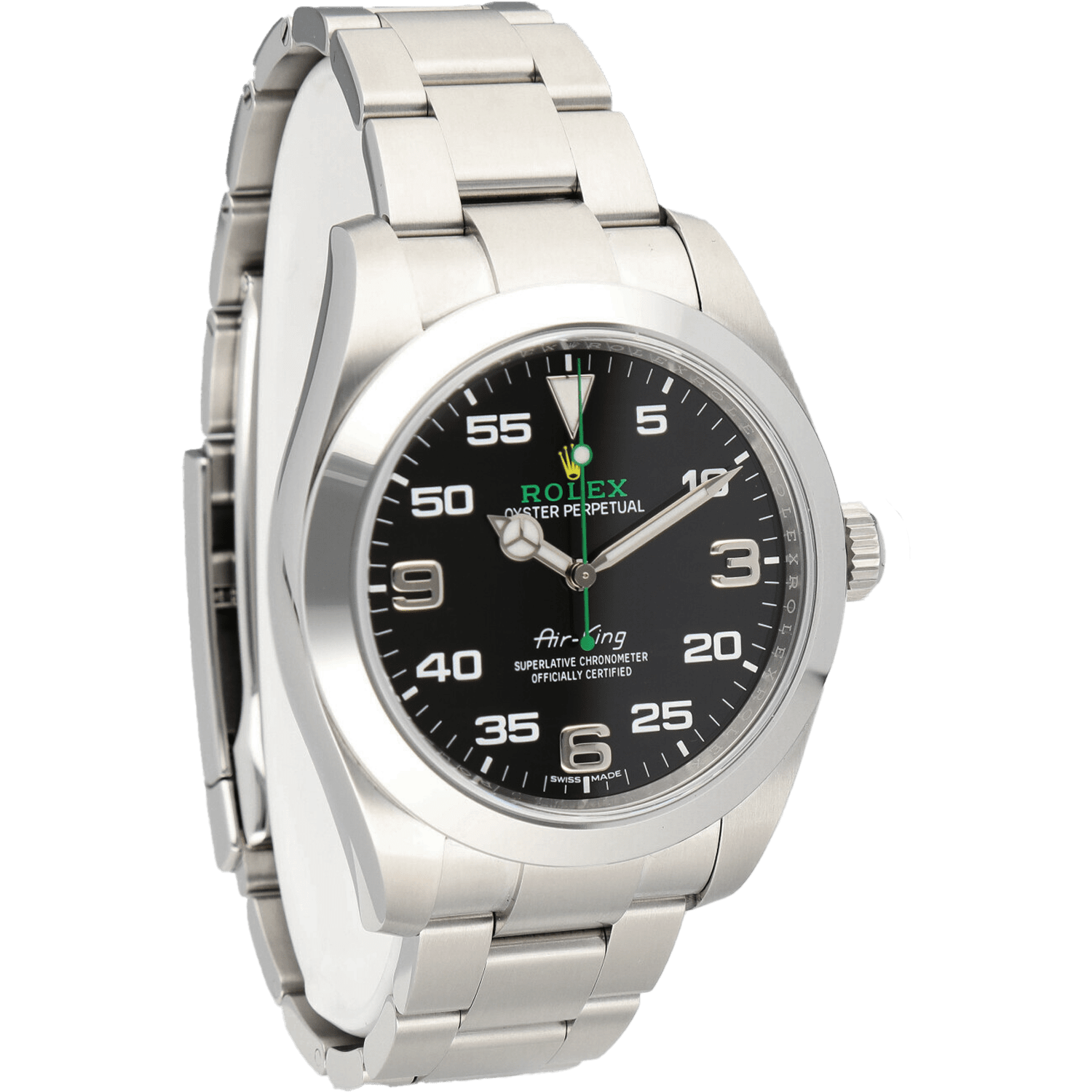 King 116900 Rolex Air King Verde Rocca Gioielli Rolex Usati Prezzo