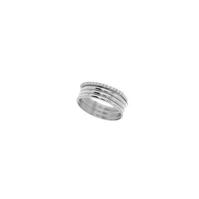 Helena Joy Sophia White Gold Diamond Four Ring
