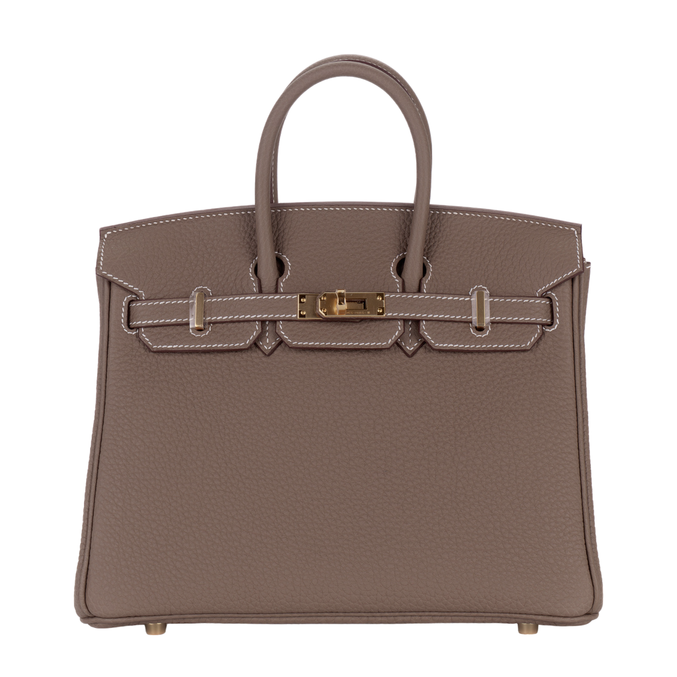 Hermes Birkin B25 TOGO ETOUPE GHW