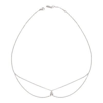 Helena Joy Just Joy Pear Mini Choker White Gold Diamond