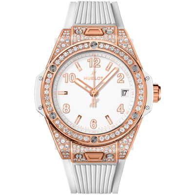 Hublot Big Bang One Click King Gold White Pav&eacute; 39mm