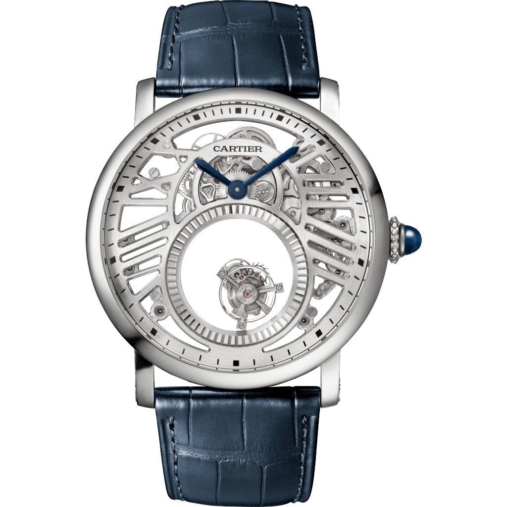 rotonde de cartier mysterious double tourbillon watch