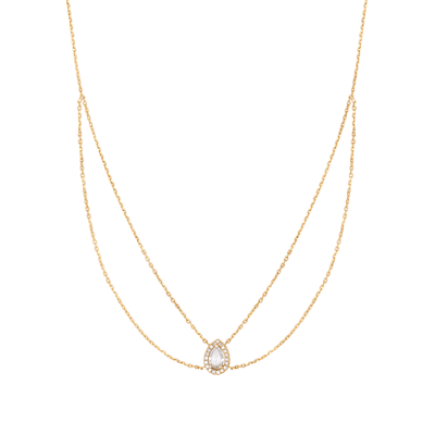 Helena Joy Mila Poire Chocker Yellow Gold Diamond