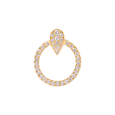 Helena Joy Glamrock Earrings Yellow Gold Diamond