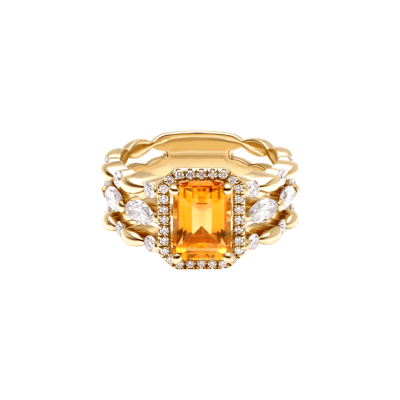 Helena Joy Mila Triptik Golden Ring Yellow Gold