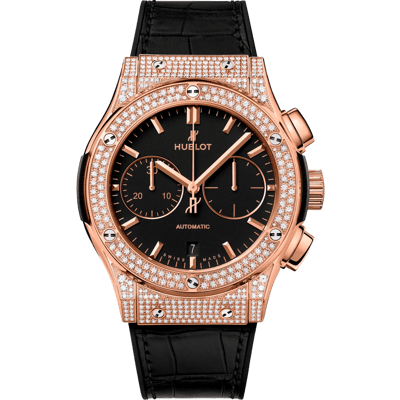 Hublot Classic Fusion Chronograph King Gold Pav&eacute; 45mm