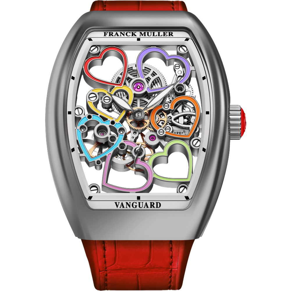 Franck Muller Color Dreams Red V 32 S6 SQT HEART COL DRM RG