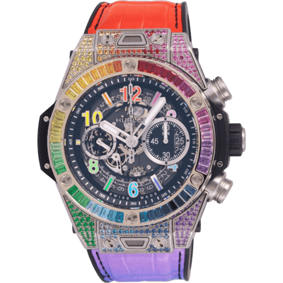 Hublot Big Bang Unico Titanium Rainbow 45mm