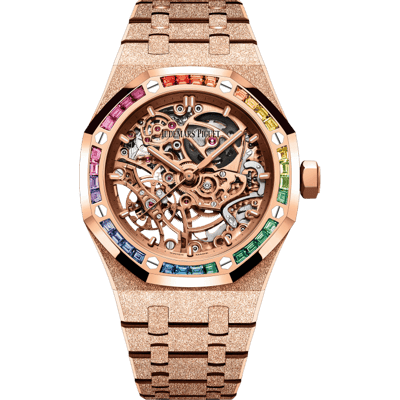 Audemars Piguet Royal Oak Frosted Gold Double Balance Wheel Openworked 37mm