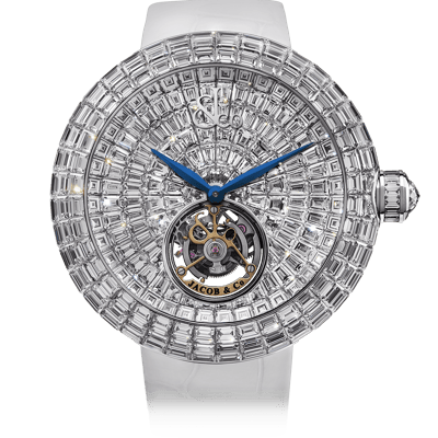 Jacob &amp;amp; Co. Brilliant Flying Tourbillon White Diamonds Limited Edition 47mm