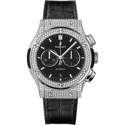 Hublot Classic Fusion Chronograph Titanium Pav&eacute; 42mm