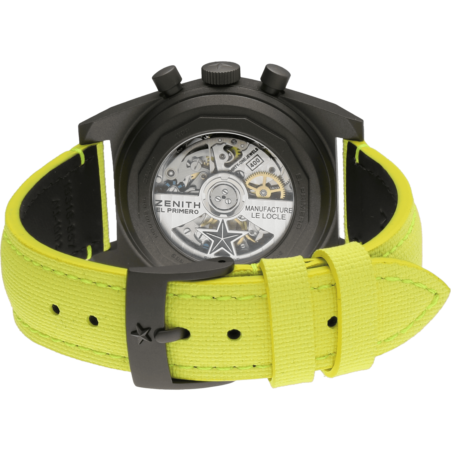 プレデター Zenith Chronomaster Revival Shadow Yellow (97/P384.400/22.C857)