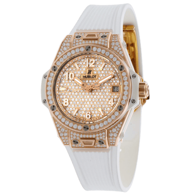 Hublot Big Bang One Click King Gold White Full Pav&eacute; 39mm