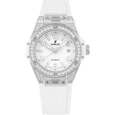 Hublot Big Bang One Click Steel White Pav&eacute; 33mm