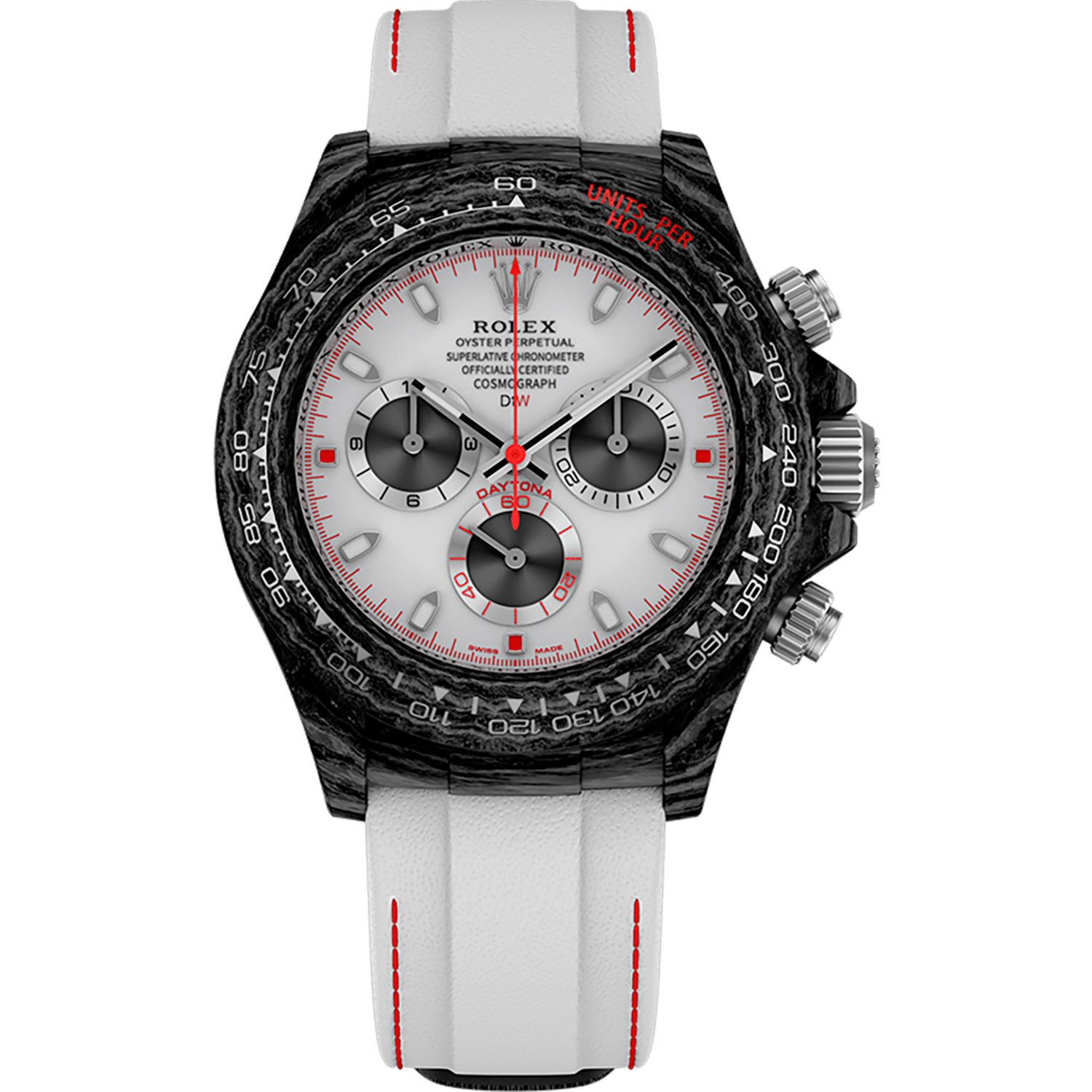 Diw Daytona Diw Official Carbon Daytona White (116500/SW01) - Main Image