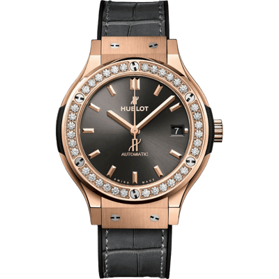 Hublot Classic Fusion Racing Grey King Gold Diamond 38mm