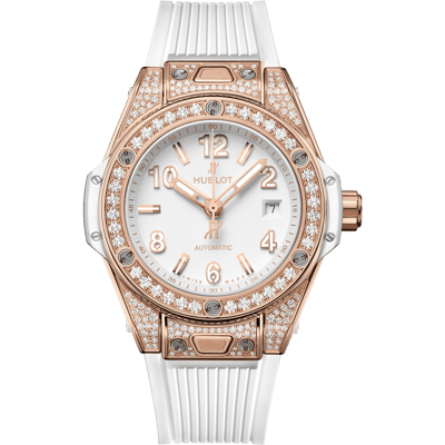 Hublot Big Bang One Click King Gold White Pav&eacute; 33mm