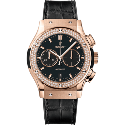 Hublot Classic Fusion Chronograph King Gold Diamonds 42mm