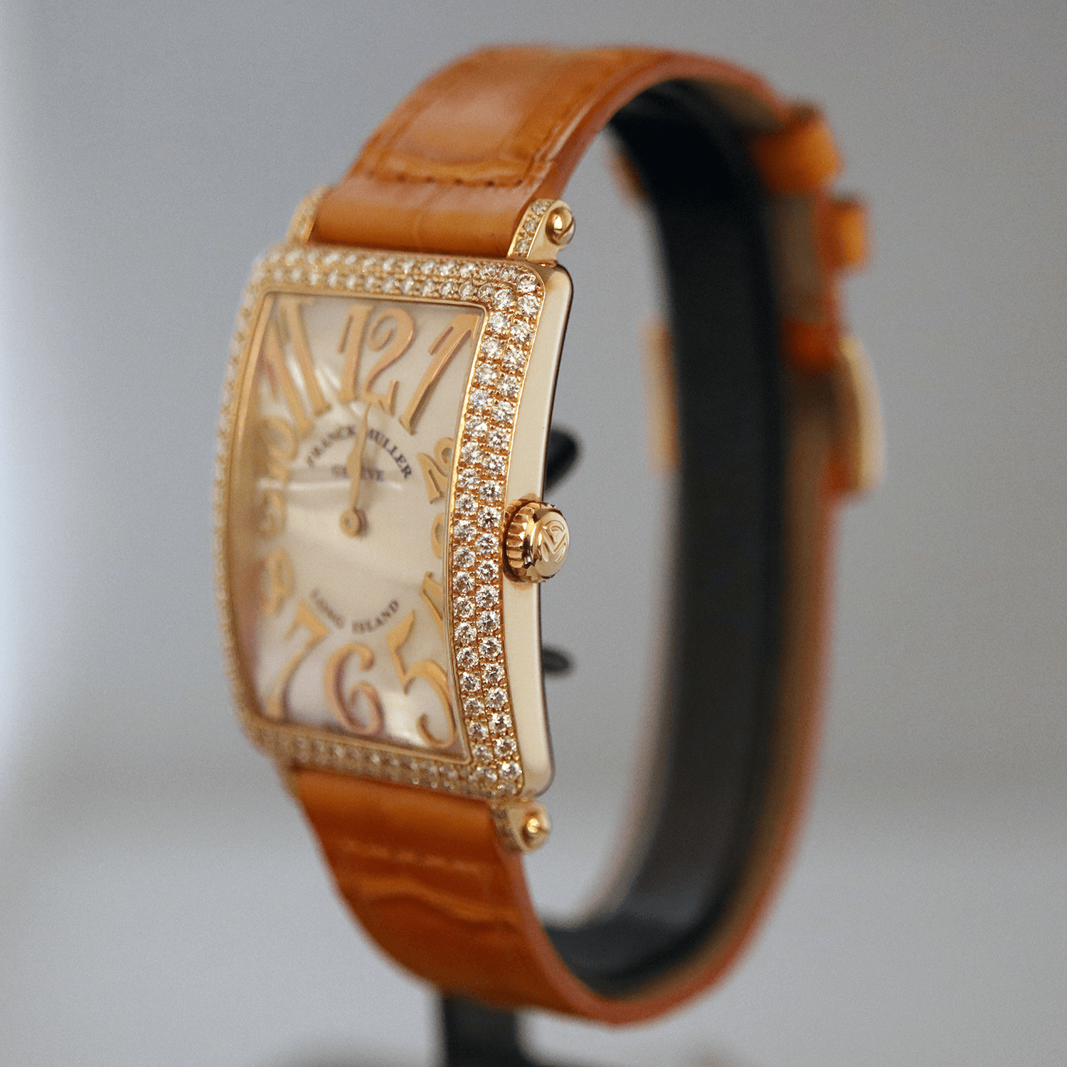 Franck Muller Long Island Brown 952 QZ REL MOP D